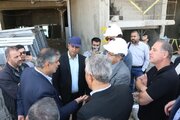 بازدید استاندار مرکزی از روند اجرایی پروژه های نهضت ملی مسکن شهر اراک