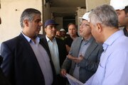 بازدید استاندار مرکزی از روند اجرایی پروژه های نهضت ملی مسکن شهر اراک