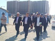 بازدید استاندار مرکزی از روند اجرایی پروژه های نهضت ملی مسکن شهر اراک