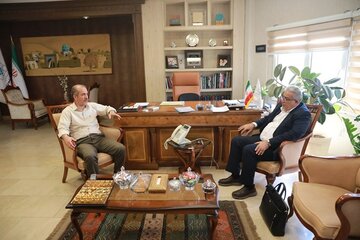 دیدار نماینده دشت آزادگان با عبدالرضا گلپایگانی