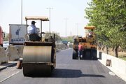 ببینید| عملیات آسفالت پروژه تعریض لاین شمالی آزادراه کرج ـ قزوین حدفاصل گلشهر تا پل مهرشهر