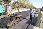 ببینید| عملیات آسفالت پروژه تعریض لاین شمالی آزادراه کرج ـ قزوین حدفاصل گلشهر تا پل مهرشهر