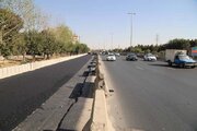 ببینید| عملیات آسفالت پروژه تعریض لاین شمالی آزادراه کرج ـ قزوین حدفاصل گلشهر تا پل مهرشهر