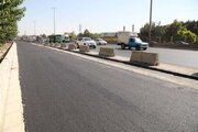 ببینید| عملیات آسفالت پروژه تعریض لاین شمالی آزادراه کرج ـ قزوین حدفاصل گلشهر تا پل مهرشهر
