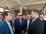 ببینید| بازدید معاون وزیر راه و شهرسازی از بیمارستان ۱۱۰ تختی عسلویه