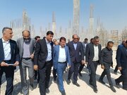 ببینید| بازدید معاون وزیر راه و شهرسازی از بیمارستان ۱۱۰ تختی عسلویه