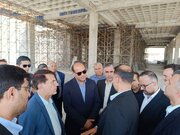 ببینید| بازدید معاون وزیر راه و شهرسازی از بیمارستان ۱۱۰ تختی عسلویه