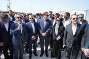 ببینید | آغاز عملیات اجرایی پروژه برق‌رسانی به مجتمع بندری نگین بوشهر با حضور وزیر راه و شهرسازی