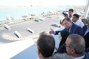 ببینید | بازدید وزیر راه و شهرسازی از مجتمع بندری بوشهر 