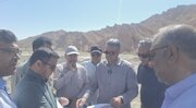 ببینید| بازدید معاون عمرانی استاندار و مدیر کل راه و شهرسازی سیستان و بلوچستان از عملیات ساخت پل بزرگ حرمک