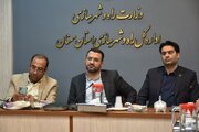 نشست ارزیابی اجرای خدمات زیربنایی در اراضی نهضت ملی مسکن شهر سمنان