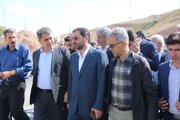 بازدید سید عبدالله ارجائی شیرازی معاونت برنامه‌ریزی و مدیریت منابع وزارت راه و شهرسازی از پروژه‌های راهسازی شمال آذربایجان‌غربی