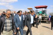 بازدید سید عبدالله ارجائی شیرازی معاونت برنامه‌ریزی و مدیریت منابع وزارت راه و شهرسازی از پروژه‌های راهسازی شمال آذربایجان‌غربی
