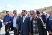 بازدید سید عبدالله ارجائی شیرازی معاونت برنامه‌ریزی و مدیریت منابع وزارت راه و شهرسازی از پروژه‌های راهسازی شمال آذربایجان‌غربی