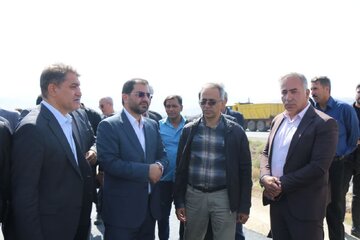 بازدید سید عبدالله ارجائی شیرازی معاونت برنامه‌ریزی و مدیریت منابع وزارت راه و شهرسازی از پروژه‌های راهسازی شمال آذربایجان‌غربی