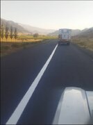 خط کشی روکش های آسفالت محور اصلی سلماس-ارومیه محدوده گولان و محور فرعی سلماس-هشتیان محدوده تمر و شورگل