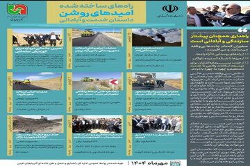 اطلاع نگاشت| سازندگی در جاده ها در آذربایجان غربی/ هفته‌دوم مهر ماه