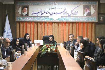 جلسه گروه کاری کارگروه زیربنایی اداره کل راه و شهرسازی استان البرز