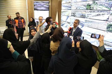 ببینید|بازدید خبرنگاران از مرکز مدیریت راه های استان البرز