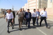 بازدید از طرح های حمایتی نهضت ملی مسکن در مهرگان