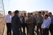 بازدید از طرح های حمایتی نهضت ملی مسکن در مهرگان