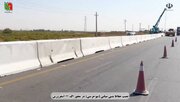 آغاز عملیات نصب حفاظ بتنی میانی در محور «اک – اسفرورین»