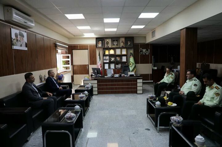 دیدار مدیرکل راه و شهرسازی آذربایجان‌غربی با فرمانده انتظامی استان