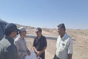 ببینید| بازدید مدیرکل راه و شهرسازی سیستان و بلوچستان از عملیات ساخت بزرگراه  زاهدان – خاش(2)