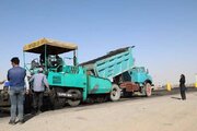 ببینید | عملیات روکش آسفالت محور ماهدشت اشتهارد