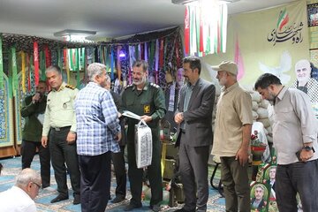 تجلیل از رزمندگان دفاع مقدس در اداره‌کل راه و شهرسازی استان همدان