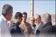 گزارش تصویری //بازدید معاون هماهنگی امور عمرانی استاندار و مدیر کل راهداری و حمل و نقل جاده ای آذربایجان غربی از سه‌راهی ایواوغلی