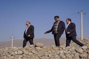 گزارش تصویری //بازدید معاون هماهنگی امور عمرانی استاندار و مدیر کل راهداری و حمل و نقل جاده ای آذربایجان غربی از سه‌راهی ایواوغلی