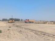 ببینید| آخرین پیشرفت آماده سازی سایت ۹۰ هکتاری طرح نهضت ملی مسکن محمد آباد سیستان