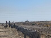 ببینید| آخرین پیشرفت آماده سازی سایت ۹۰ هکتاری طرح نهضت ملی مسکن محمد آباد سیستان