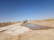 ببینید| آخرین پیشرفت آماده سازی سایت ۹۰ هکتاری طرح نهضت ملی مسکن محمد آباد سیستان