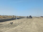 ببینید| آخرین پیشرفت آماده سازی سایت ۹۰ هکتاری طرح نهضت ملی مسکن محمد آباد سیستان