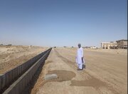 ببینید| آخرین پیشرفت آماده سازی سایت ۹۰ هکتاری طرح نهضت ملی مسکن محمد آباد سیستان