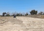 ببینید| آخرین پیشرفت آماده سازی سایت ۹۰ هکتاری طرح نهضت ملی مسکن محمد آباد سیستان