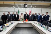 تصویری //برگزاری جلسه ملاقات مرزی مدیران پایانه‌ مرزی رازی و کاپی‌کوی ترکیه