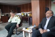 گزارش تصویری //تجلیل از مجاهدان نظم و امنیت؛ دیدار دکتر ارسلان شکری با سردار جهانبخش به مناسبت هفته نیروی انتظامی