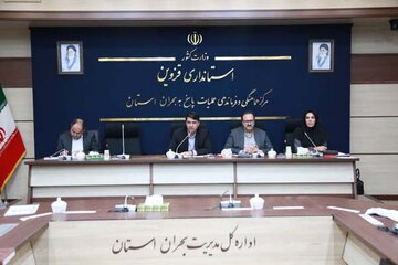 ببینید| برگزاری ششمین جلسه کارگروه زیربنایی استان قزوین