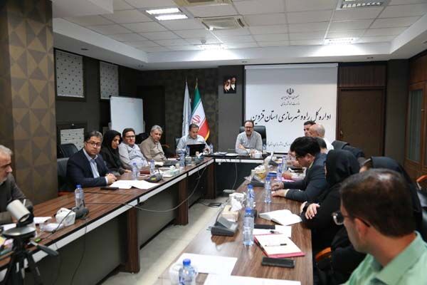 برگزاری جلسه برنامه اجرایی سازمان ملی زمین و مسکن در استان قزوین قزوین
