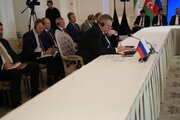 ببینید | نشست سه‌جانبه همکاری در زمینه‌های حمل‌ونقل، انرژی و گمرک بین ایران، آذربایجان و روسیه با حضور وزیر راه و شهرسازی