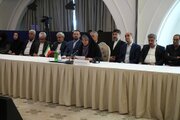 ببینید | نشست سه‌جانبه همکاری در زمینه‌های حمل‌ونقل، انرژی و گمرک بین ایران، آذربایجان و روسیه با حضور وزیر راه و شهرسازی