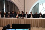 ببینید | نشست سه‌جانبه همکاری در زمینه‌های حمل‌ونقل، انرژی و گمرک بین ایران، آذربایجان و روسیه با حضور وزیر راه و شهرسازی