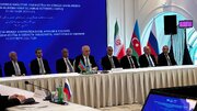 ببینید | نشست سه‌جانبه همکاری در زمینه‌های حمل‌ونقل، انرژی و گمرک بین ایران، آذربایجان و روسیه با حضور وزیر راه و شهرسازی