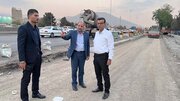 ببینید|بازدید مهندس باقرجوان سرپرست اداره کل راهداری و حمل و نقل جاده‌ای استان البرز بهمراه مهندس ولی پور معاون راهداری از پروژه تعریض آزادراه کرج قزوین محدوده پل فردیس