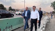 ببینید|بازدید مهندس باقرجوان سرپرست اداره کل راهداری و حمل و نقل جاده‌ای استان البرز بهمراه مهندس ولی پور معاون راهداری از پروژه تعریض آزادراه کرج قزوین محدوده پل فردیس