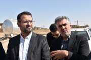 بازدید مسئولان استان سمنان از اراضی نهضت ملی مسکن شهرستان سرخه