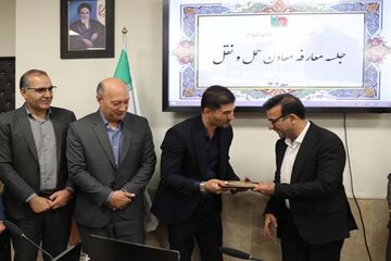 ببینید|مراسم معارفه سرپرست جدید معاونت حمل و نقل اداره کل راهداری و حمل و نقل جاده‌ای استان البرز